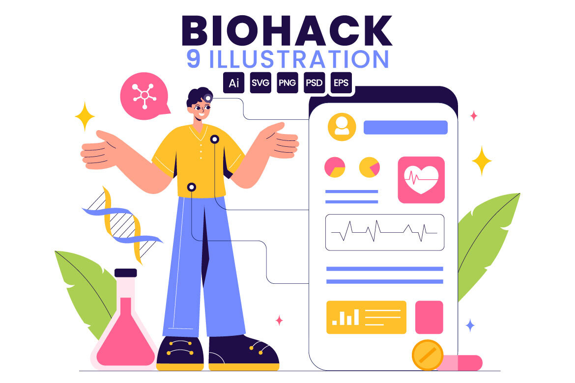 9 Biohacking Technology Illustration | Deeezy