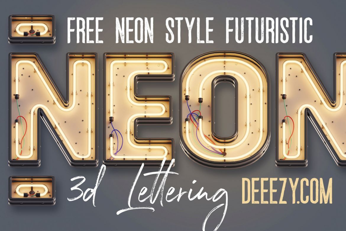 free-neon-3d-lettering-deeezy