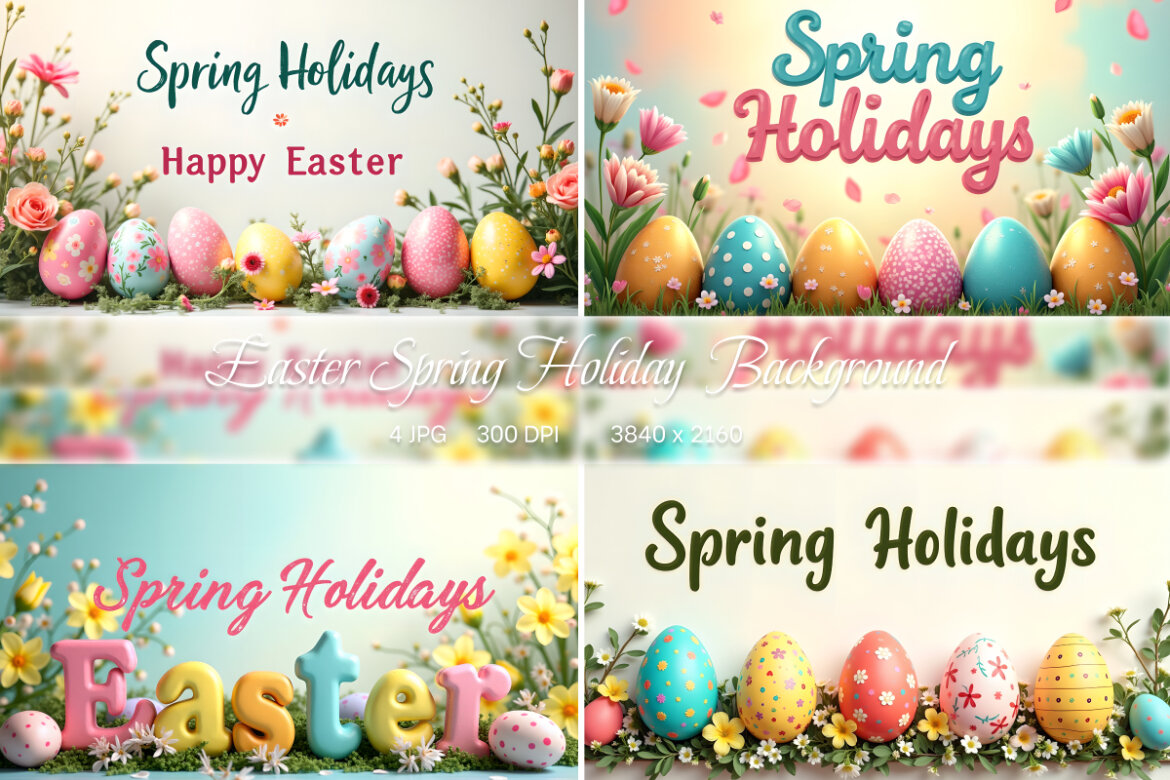 Easter Spring Holiday Background | Deeezy