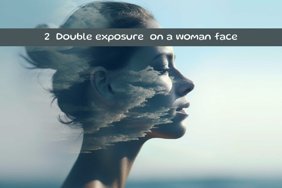 Double exposure on a woman face | Deeezy