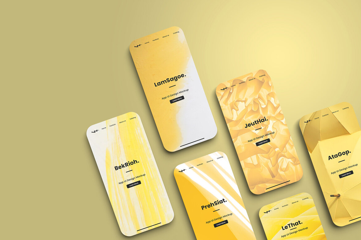 Multi App UI Design Mockup | Deeezy