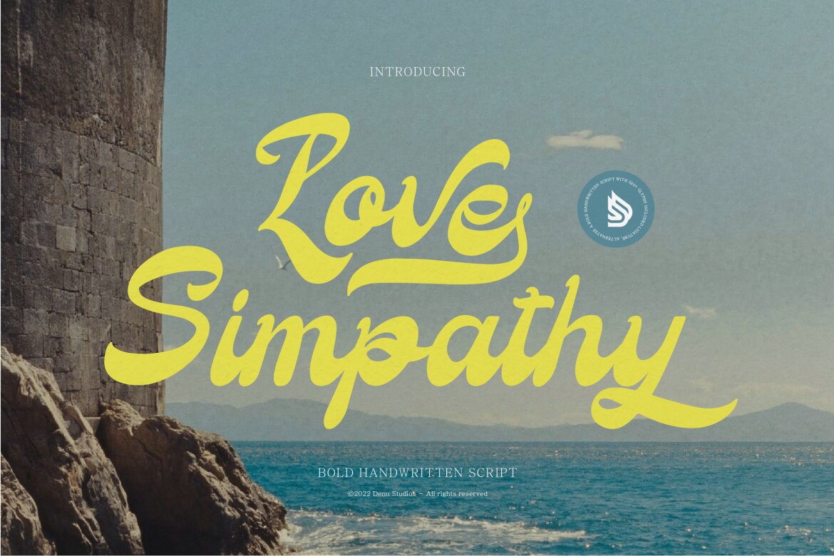 Love Simpathy | Bold Handwritten Script | Deeezy
