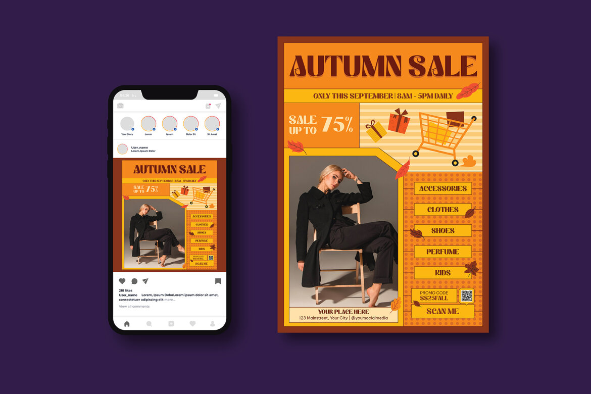 Autumn Sale Flyer | Deeezy