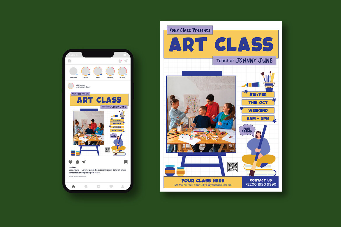 Art Class Flyer | Deeezy