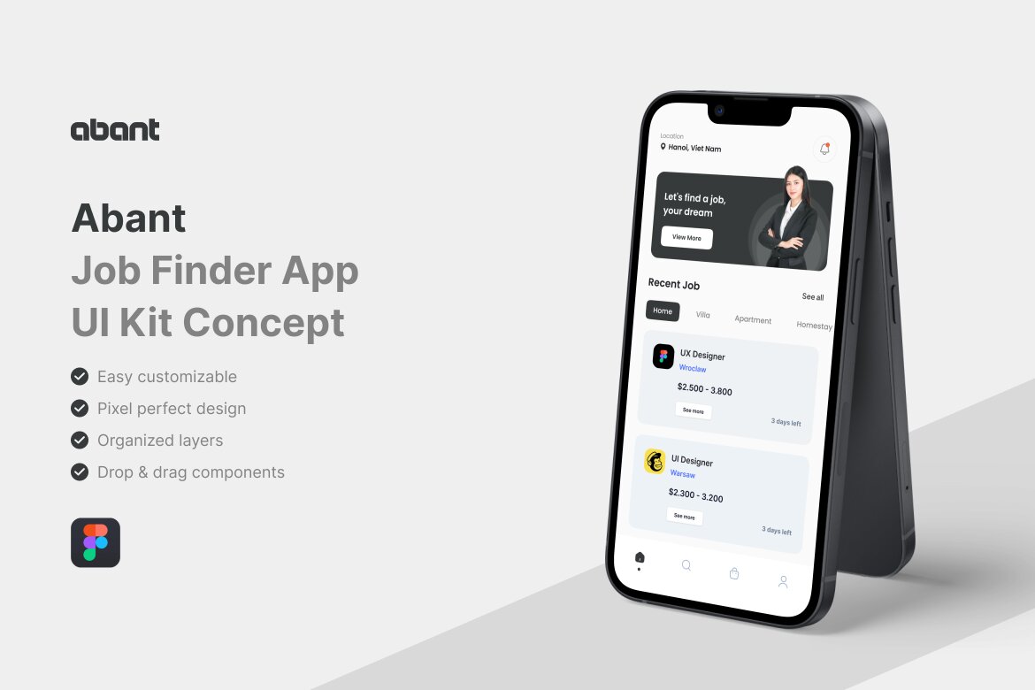 Job Finder App UI Kit | Deeezy