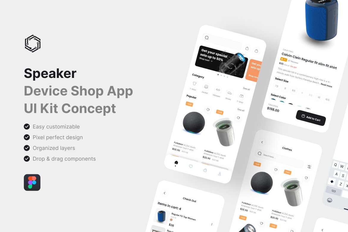 Device Shop App UI Kit | Deeezy