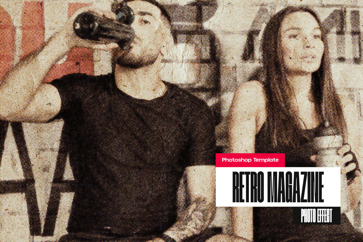 Retro Magazine Photo Effect | Deeezy