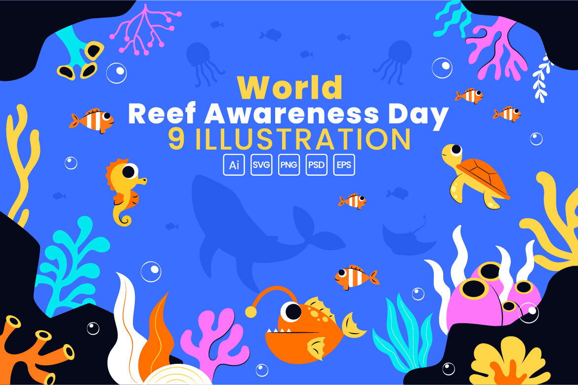 9 World Reef Awareness Day Illustration | Deeezy