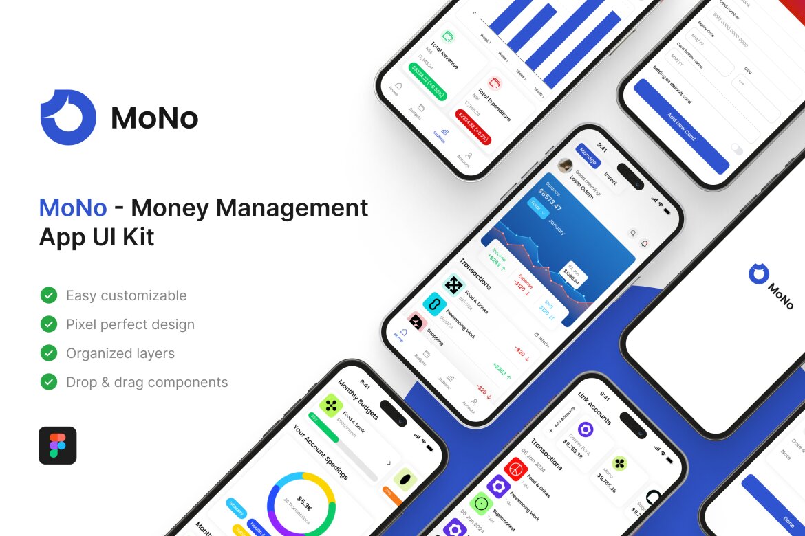 Money Management App UI Kit | Deeezy