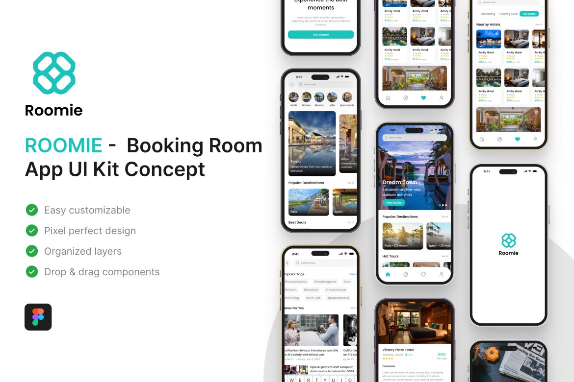 Booking Room App UI Kit | Deeezy