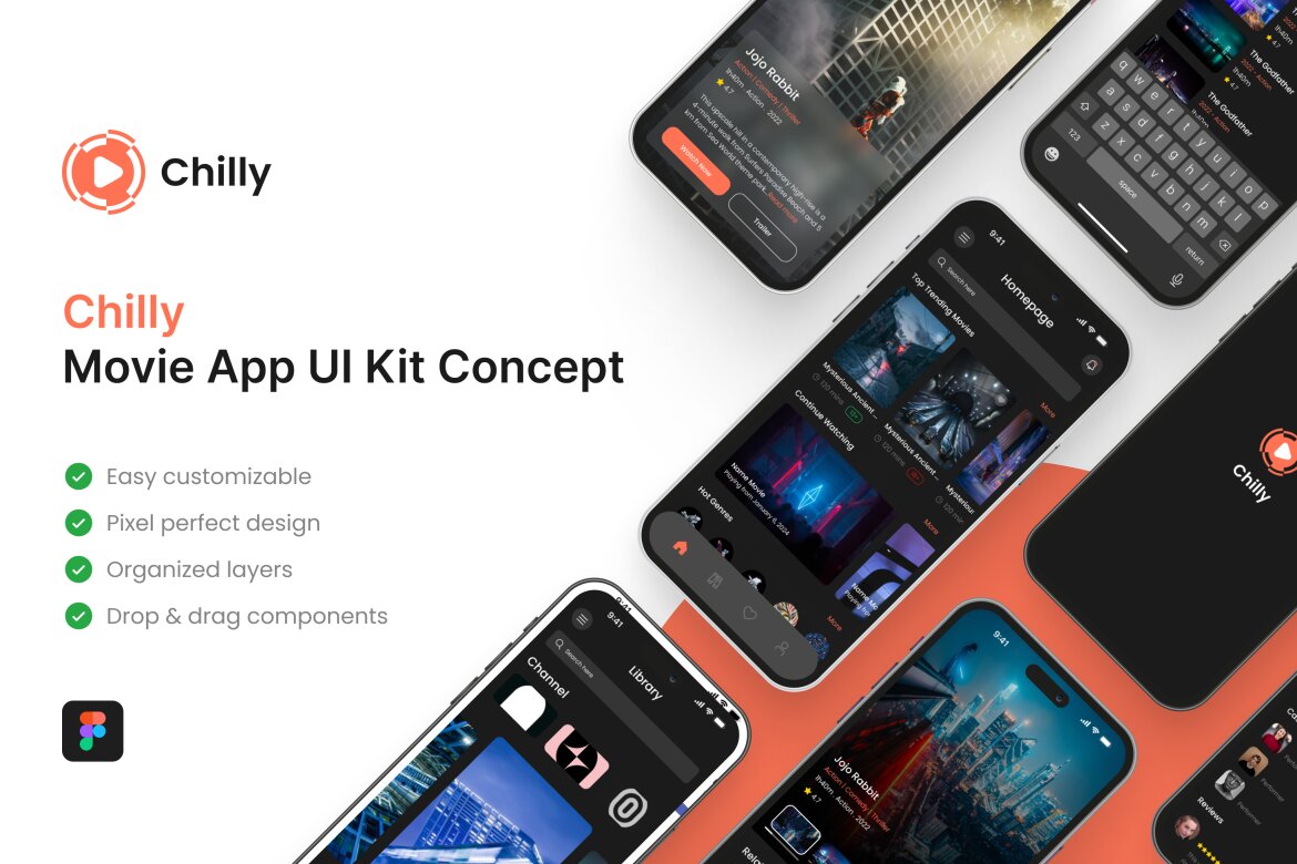 Movie App UI Kit | Deeezy