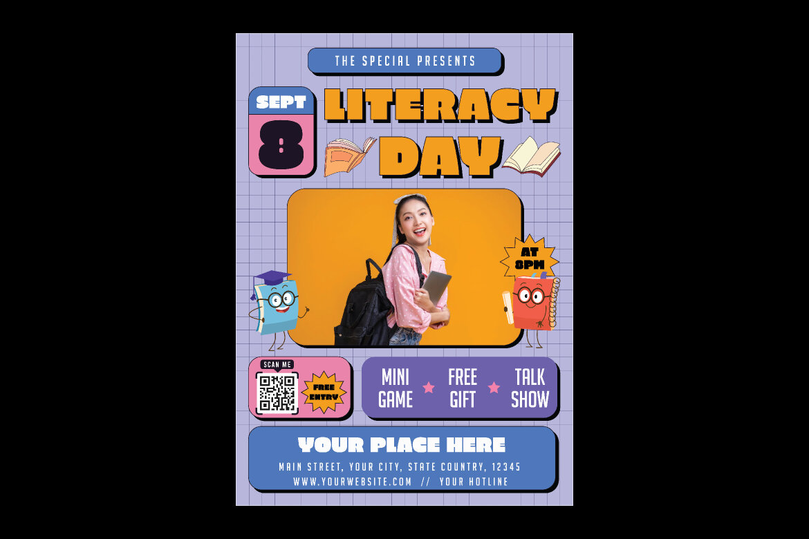 Literacy Day Flyer | Deeezy