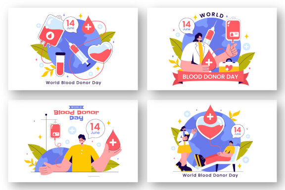 9 World Blood Donor Day Illustration