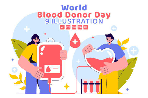 9 World Blood Donor Day Illustration