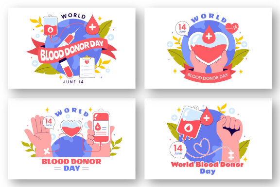 9 World Blood Donor Day Illustration