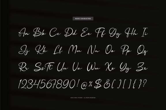 Hughorainy | Signature Font