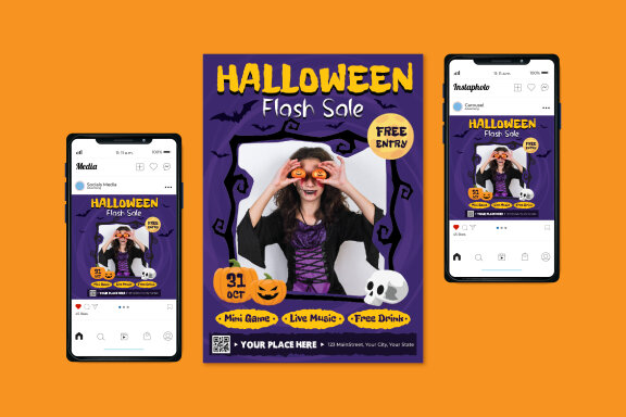 Halloween Sale Flyer