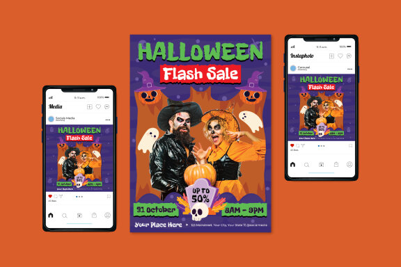 Halloween Sale Flyer
