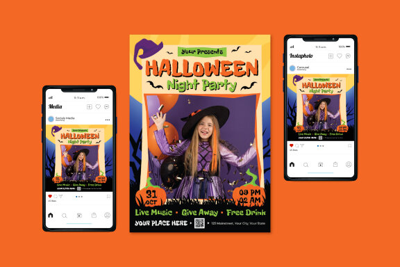 Halloween Party Flyer