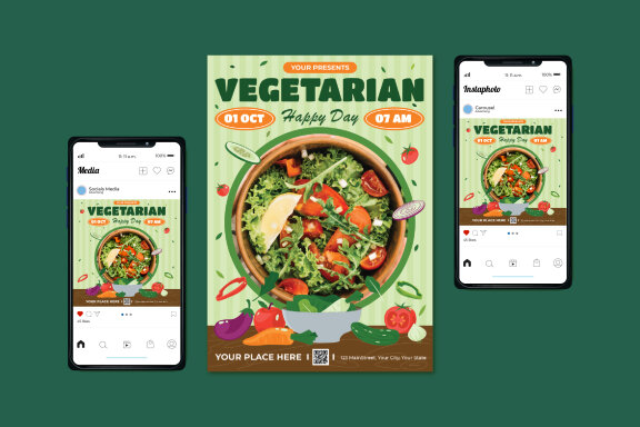 Vegetarian Day Flyer