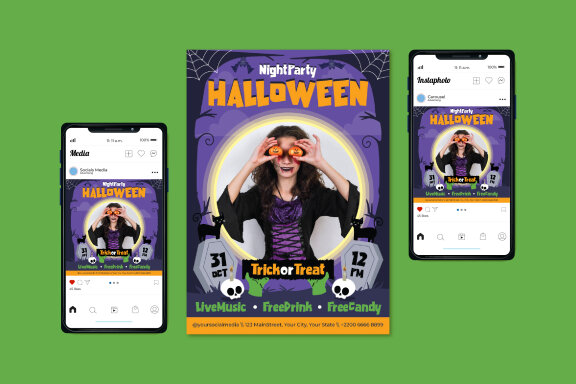 Halloween Party Flyer