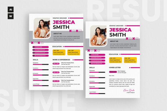 Colorful Resume CV