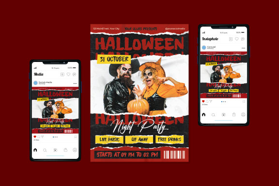 Halloween Party Flyer
