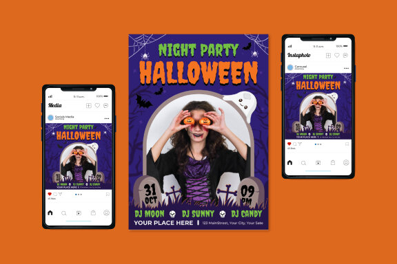 Halloween Party Flyer