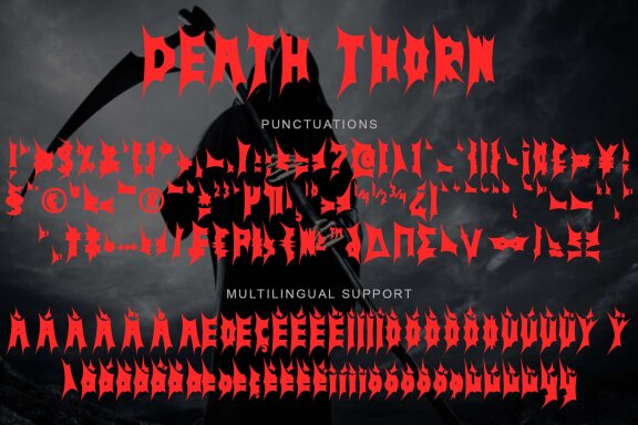 Death Thorn FREE Font
