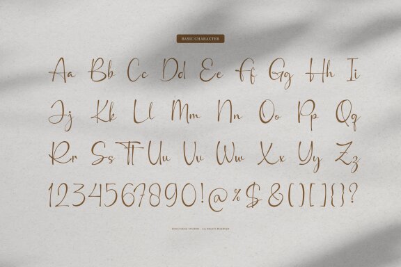 Bohemiya Felmirah | Signature Font