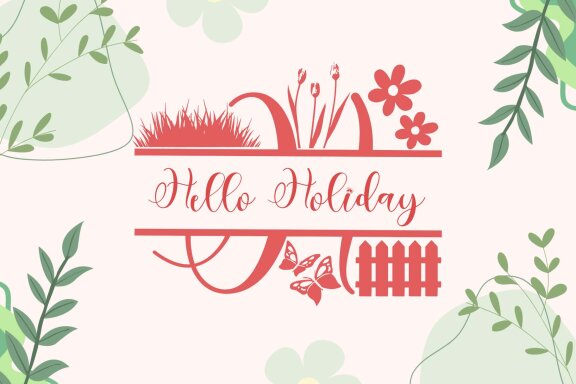 Floral Cute Monogram