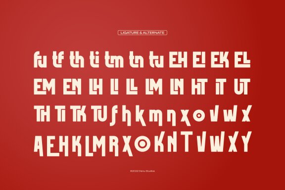 Aeterna Monaliya | Display Bold Sans Serif