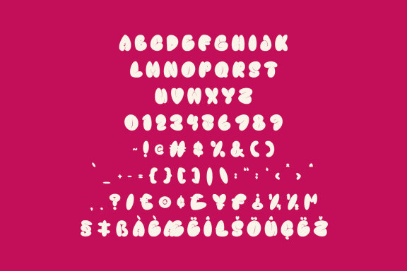 Bogu Bogu Fat Bubble Graffiti Font