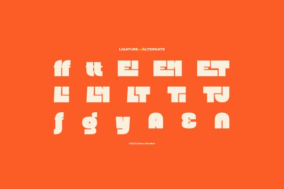 Blooby Chunky Block | Bold Sans Serif