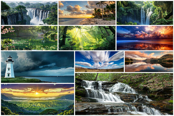 250 Landscapes VOL.2 HD Video Animations 
