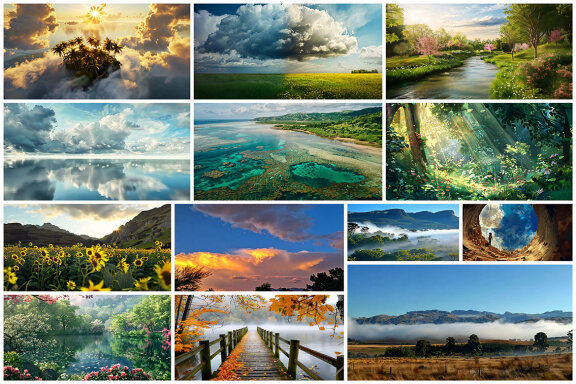 250 Landscapes VOL.2 HD Video Animations 