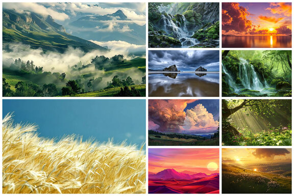 250 Landscapes VOL.2 HD Video Animations 