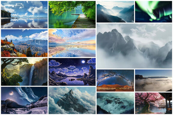 250 Landscapes VOL.2 HD Video Animations 