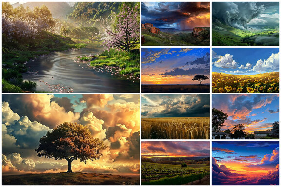250 Landscapes VOL.2 HD Video Animations 