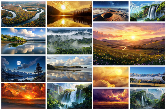 250 Landscapes VOL.2 HD Video Animations 
