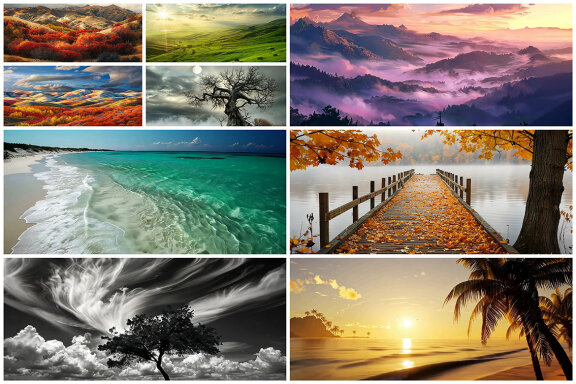 250 Landscapes VOL.2 HD Video Animations 