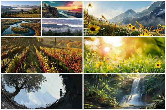250 Landscapes VOL.2 HD Video Animations 