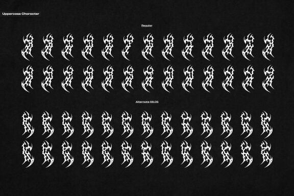 Karnage | Black Metal Font