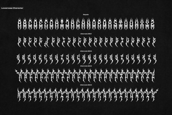 Karnage | Black Metal Font