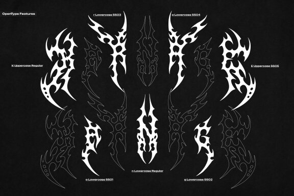 Karnage | Black Metal Font