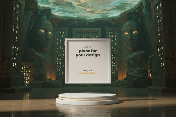 Egypt Ancient Poster Frame Mockups