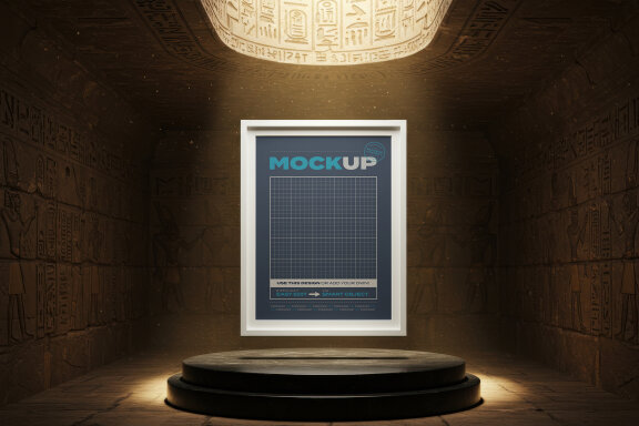 Egypt Ancient Poster Frame Mockups