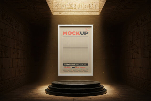 Egypt Ancient Poster Frame Mockups