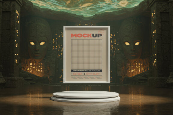 Egypt Ancient Poster Frame Mockups