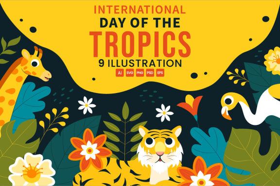9 Day of the Tropics Illustration